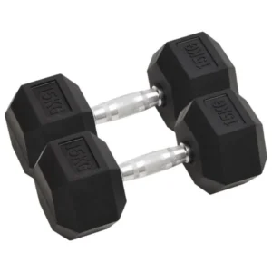 Hantlar 2 st 30 kg totalt gjutjärn
