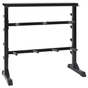 Skivstångsställ Svart 99 x 45 x 95.5 cm