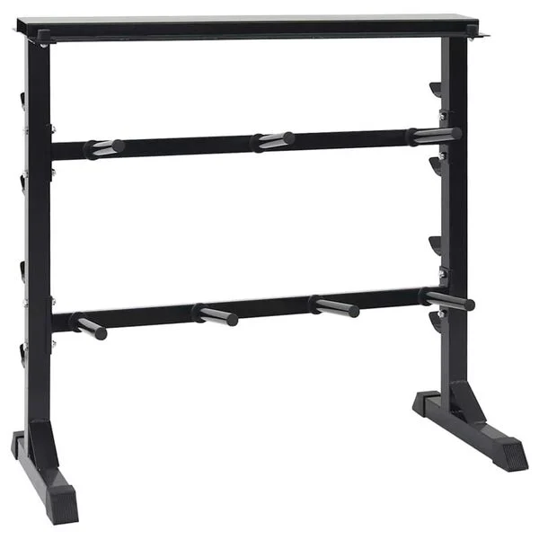 Skivstångsställ Svart 99 x 45 x 95.5 cm