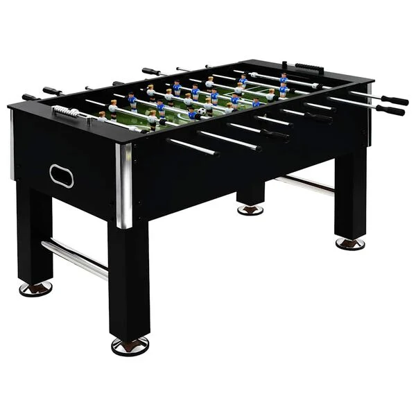 Fotbollsbord stål 60 kg 140x74,5x87,5 cm svart - Bild 2